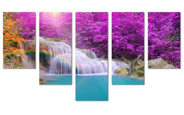 5 Panel Waterfall