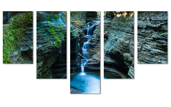 5 Panel Waterfall
