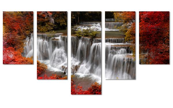5 Panel Waterfall