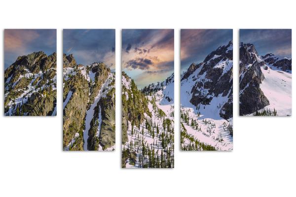 5 Panel Waterfall
