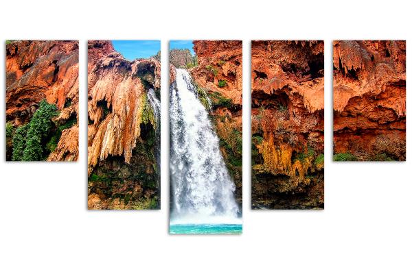 5 Panel Waterfall