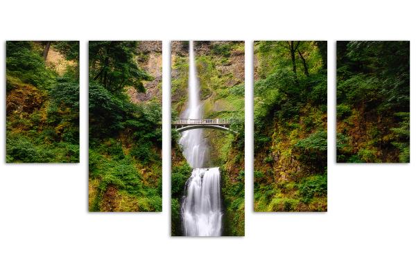 5 Panel Waterfall