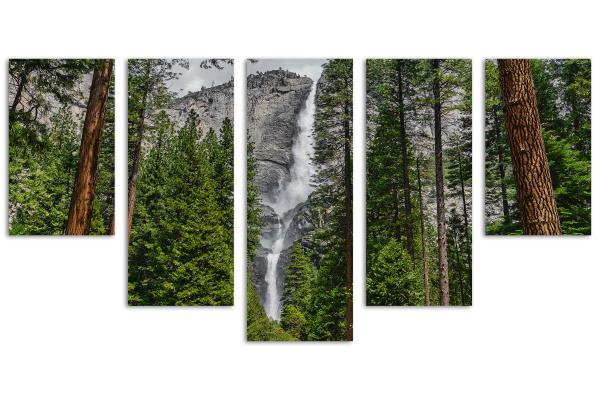 5 Panel Waterfall