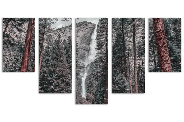 5 Panel Waterfall