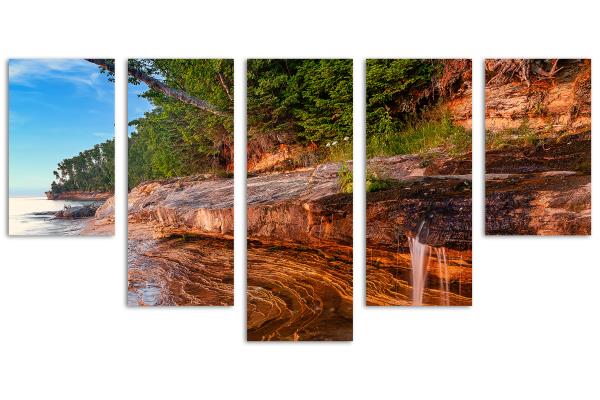 5 Panel Waterfall