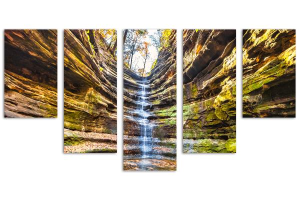 5 Panel Waterfall