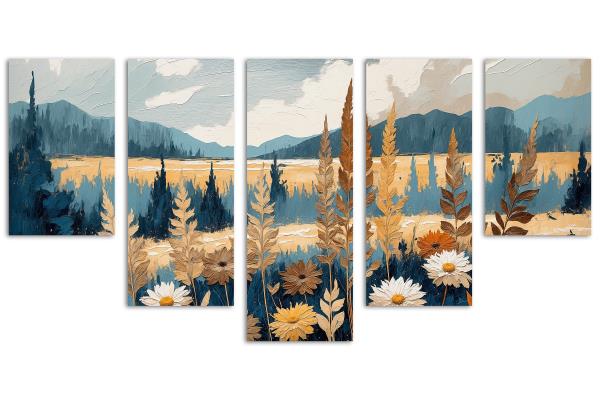 5 Panel Waterfall