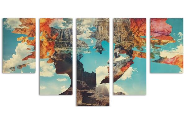 5 Panel Waterfall