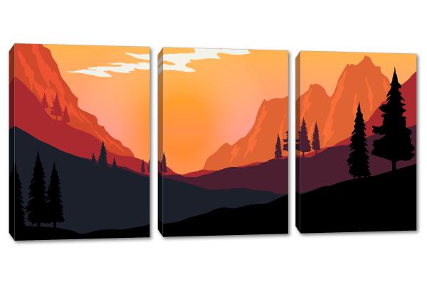 3 Panel-Panoramic