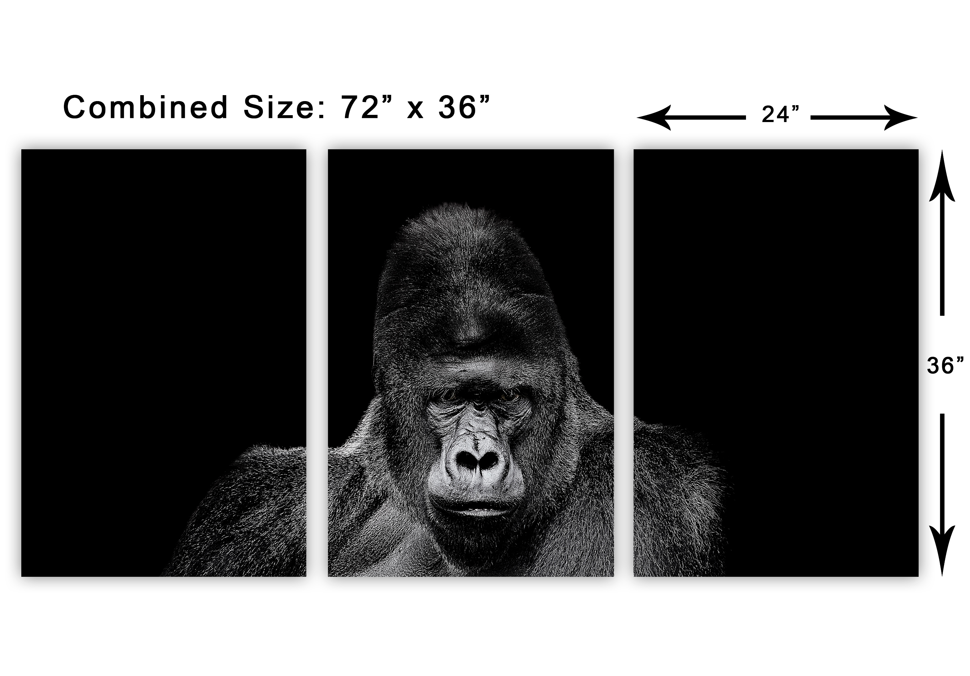 MONKEY MARK ゴリラ・ウォリアー グラフィックアート A1サイズ MONKEY