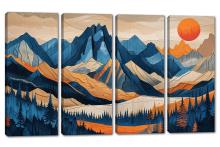 4 Panel Canvas