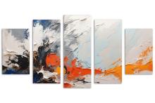 5 Panel Diamond Canvas