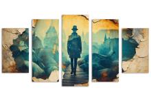 5 Panel Diamond Canvas