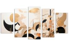 5 Panel Diamond Canvas