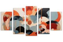 5 Panel Diamond Canvas