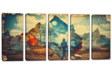 5 Panel Canvas