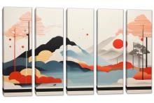 5 Panel Canvas