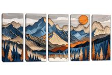 5 Panel Canvas