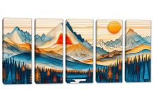 5 Panel Canvas