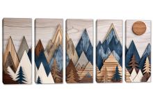 5 Panel Canvas