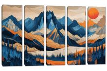 5 Panel Canvas