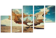 5 Panel Z Cut Canvas