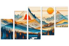 5 Panel Z Cut Canvas