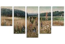 5 Panel Waterfall Canvas