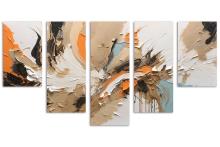 5 Panel Waterfall Canvas