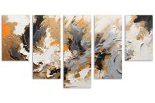 5 Panel Waterfall Canvas