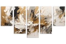 5 Panel Waterfall Canvas