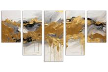 5 Panel Waterfall Canvas