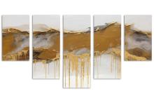 5 Panel Waterfall Canvas
