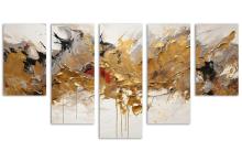 5 Panel Waterfall Canvas