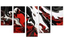 5 Panel Waterfall Canvas