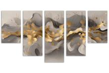 5 Panel Waterfall Canvas