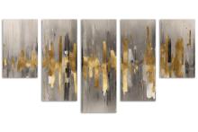 5 Panel Waterfall Canvas