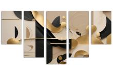 5 Panel Waterfall Canvas