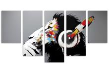 5 Panel Waterfall Canvas