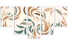 5 Panel Waterfall Canvas