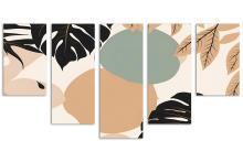 5 Panel Waterfall Canvas