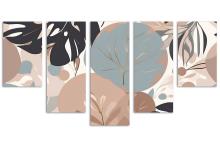 5 Panel Waterfall Canvas