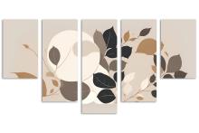 5 Panel Waterfall Canvas