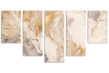 5 Panel Waterfall Canvas