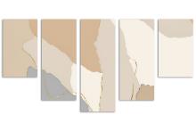 5 Panel Waterfall Canvas