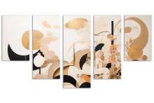 5 Panel Waterfall Canvas