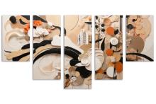 5 Panel Waterfall Canvas