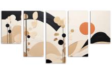 5 Panel Waterfall Canvas