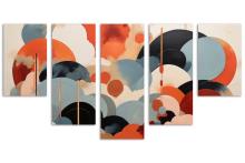 5 Panel Waterfall Canvas