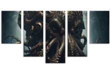 5 Panel Waterfall Canvas